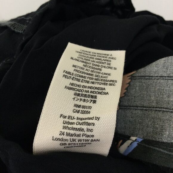 Free People Sunshine of Your Love Parrot Print Strapless Midi Dress Black Size 4 - Picture 10 of 11